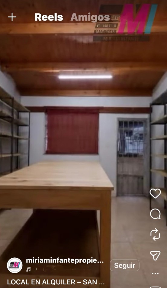 Local comercial en alquiler 