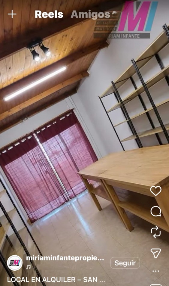 Local comercial en alquiler 